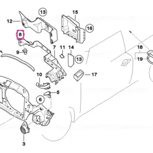Ofertă exclusivă Șurub hexagonal cu șaibă M8X21 - BMW - Mini