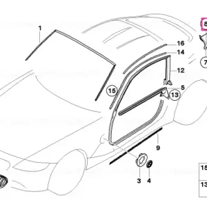 Livrare gratuită Șurub cilindric L=16MM L = 16 MM - BMW