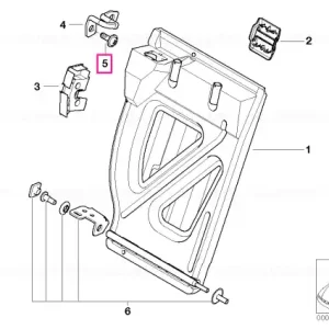 Șurub Torx cu guler M8X20 T30 - BMW Transport gratuit