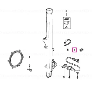 Clemă de fixare A=4,0 - 4,5MM - BMW Motorrad Livrare gratuită