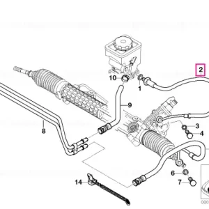 Reducere Asamblu furtun presiune - BMW