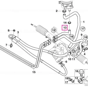 Linie retur radiator - BMW Ieftin