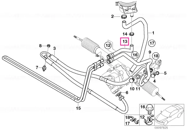 Linie retur radiator - BMW Ieftin