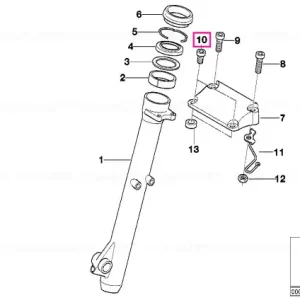 Surub cilindric fata M8X30 - BMW Motorrad Chilipir