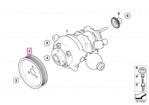 Ofertă specială Scripete D=108.5MM - BMW