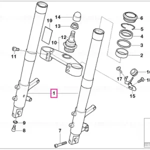 Glisor furca EVO stanga - BMW Motorrad Ofertă de sezon
