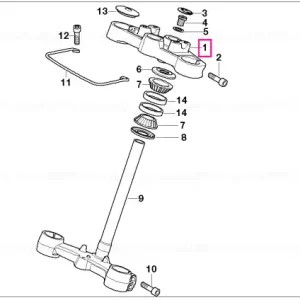 Nu rata Bară transversală furculiță superioară - BMW Motorrad