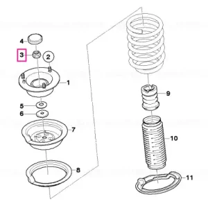 Livrare gratuită Piuliță hexagonală M14X1,5-8 M14X1,5-8 ZNNIV - BMW