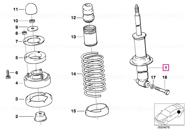 Popular Montant arc spate - BMW