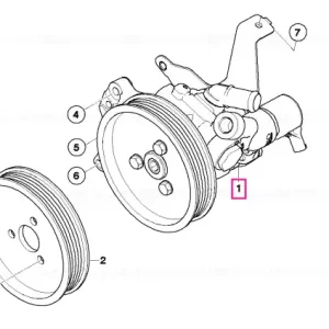 Reducere specială Pompa servodirecție FP-6 ZF FP-6 ZF - BMW