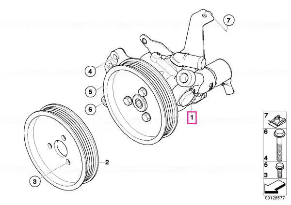 Reducere specială Pompa servodirecție FP-6 ZF FP-6 ZF - BMW