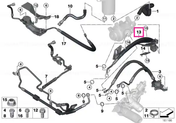 Furtun expansiune Adaptive Drive, piesa 1 - BMW Ofertă de sezon