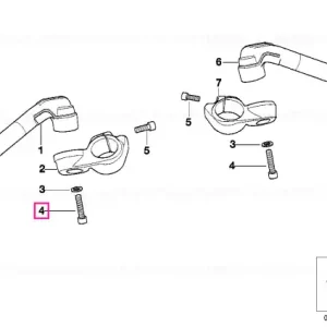Cumpără online Şurub cap cilindric M8X50-8.8ZNS KL - BMW Motorrad