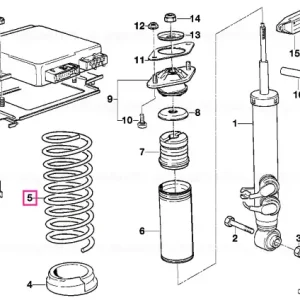 Disponibil imediat Arc elicoidal - BMW