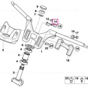 Disponibil imediat Bucșă filetată - BMW Motorrad