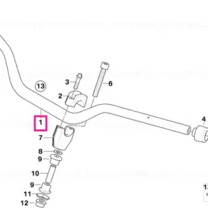 Ofertă exclusivă Ghidon tubular B=759MM - BMW Motorrad
