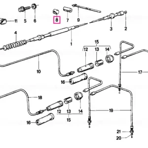 Suport niplă D=10MM - BMW Motorrad Plată sigură