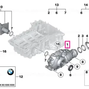 Lichidare de stoc Diferențial față schimb I=40:11=3,64 - BMW