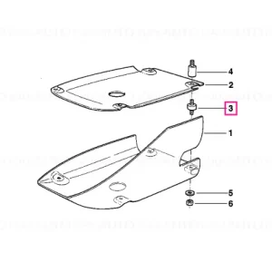 Montaj cauciuc M6X15 / 25X10MM - BMW Motorrad Cel mai bun preț