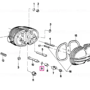 Doar azi O-ring 15X2,5 - BMW Motorrad