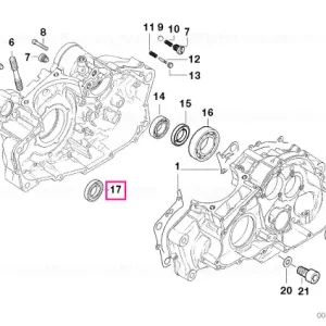 Garnitura arbore ieșire 25X40X7 - BMW Motorrad Premium