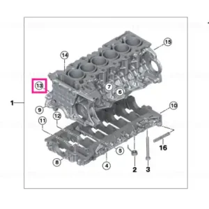 Plată sigură Știft D=11,1MM - BMW