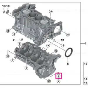Calitate înaltă Șurub hexagonal M9X115 - BMW - Mini