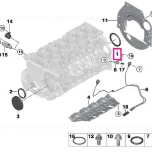 Garnitura arbore 90X110X12 - BMW Doar azi