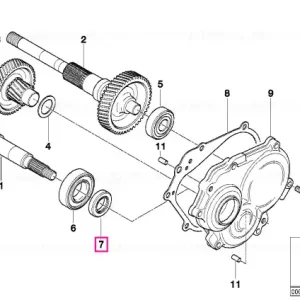 Ofertă exclusivă Garnitura arbore A 20X35X7 - BMW Motorrad