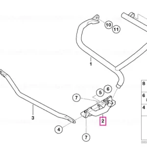 Expediere rapidă Bară protecție motor dreapta jos - BMW Motorrad