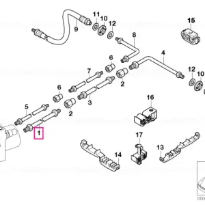 Lichidare de stoc Conductă presiune M10/M12 - BMW