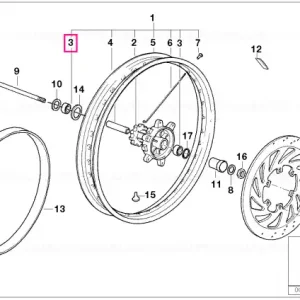 Rulment bile canelat 20X42X12 - BMW Motorrad Discount