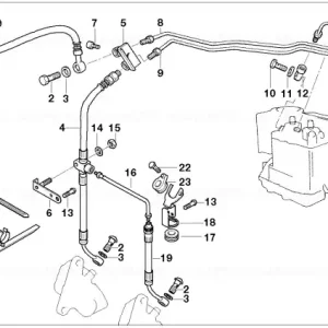 Furtun frână ABS/L=410MM - BMW Motorrad Ofertă exclusivă