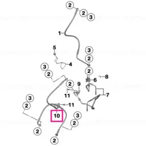 Furtun circuit frână față - BMW Motorrad Ofertă specială