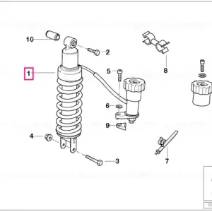 Arc suspensie spate - BMW Motorrad Ofertă de sezon