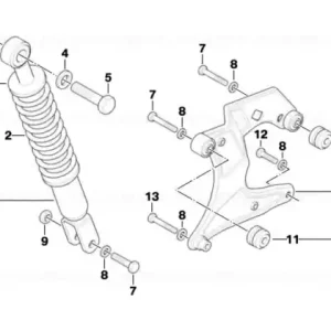 Arc suspensie spate - BMW Motorrad Expediere rapidă