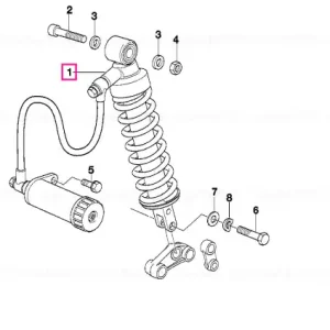Arc suspensie spate - BMW Motorrad Doar azi