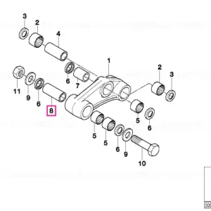 Bucşă elastică 43X18X10,1 - BMW Motorrad Comandă acum