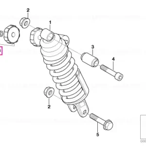 Reducere specială Volant reglaj montant suspensie - BMW Motorrad