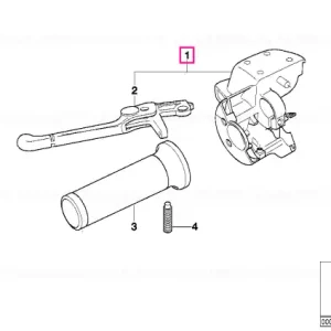 Expediere rapidă Ansamblu control ambreiaj alb 2 - BMW Motorrad