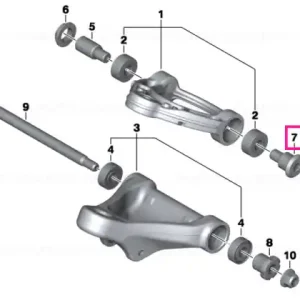 Pivot cu guler M27X1,25 - BMW Motorrad Reducere de preț