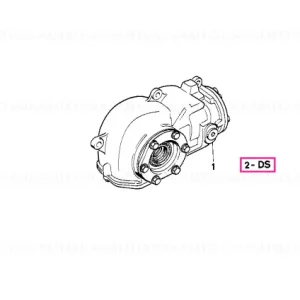 Doar azi Kit garnituri diferențial față - BMW