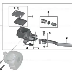 Pârghie frână mână D=13MM - BMW Motorrad Preț promoțional