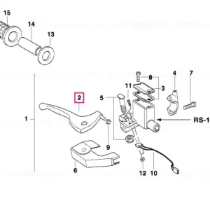 Levier frână de mână - BMW Motorrad Livrare rapidă