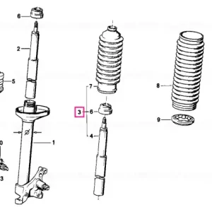 Cartus amortizor BILSTEIN - BMW Cumpără acum