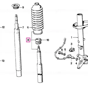 Livrare expres Cartus amortizor BILSTEIN - BMW