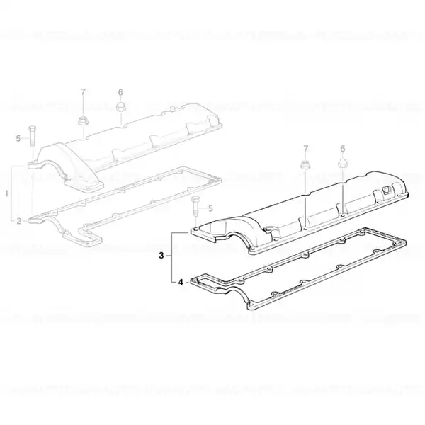Chilipir Capac chiulasa stanga BMW Seria 7 E38; Seria 8 E31