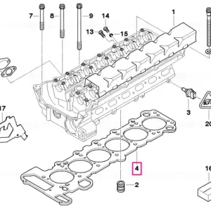 Garnitură chiulasă fără azbest 1,00MM 1,00MM(+0,3) - BMW Plată securizată