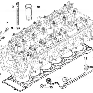 Reducere Garnitură chiulasă fără azbest 1,05MM 1,05MM(+0,3) - BMW