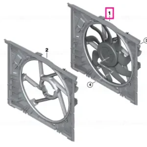 Carcasă ventilator cu ventilator 400W - BMW Calitate înaltă